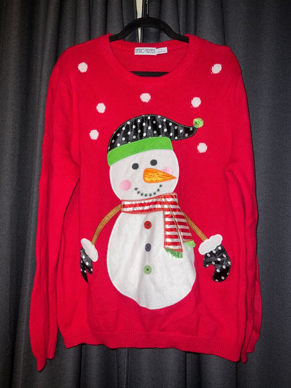 Ugly Christmas Sweater Xmas Size Large